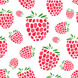 Raspberry seamless pattern for your design
