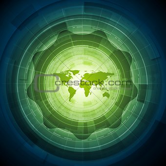 Bright abstract hi-tech background