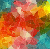 Abstract 2D mosaic triangle background