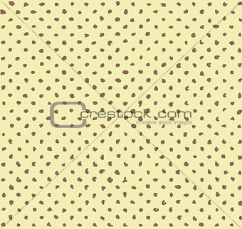 Seamless hand-made halftone vector pattern