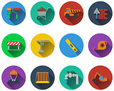 Set of construction icons 