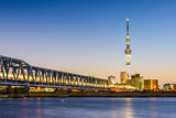 Tokyo River Skyline