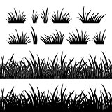 Grass silhouette, seamless