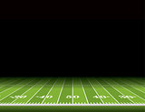 American Football Field Background Illustration