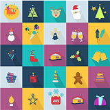 Christmas icons set