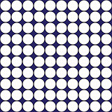 White circles on purple background abstract geometric