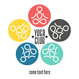 Yoga club template.