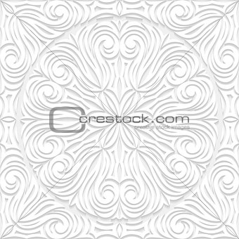 Decorative seamless pattern. Vector illustration.