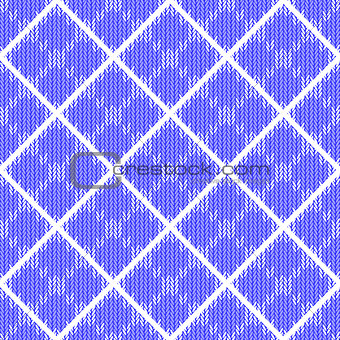 Design colorful seamless knitted pattern