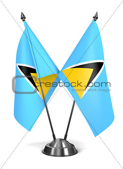 Saint Lucia - Miniature Flags.