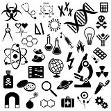 Science icons collection