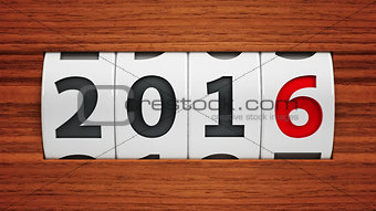 New year 2016 counter