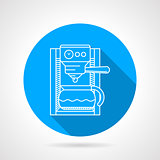 Line vector icon for coffee machine