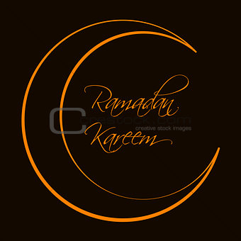 Ramadan Kareem Background Design. Vector Illustration