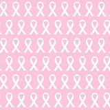Breast Cancer Awareness Pink Ribbon Seamless Pattern Background 