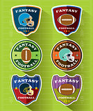 Fantasy Football Emblems and Badges Set