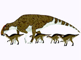 Brachylophosaurus Side Profile