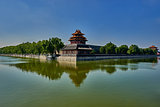 Outside Wall Forbidden City Beijing China