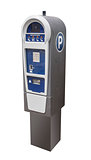 Eletronic parking meter, isolated