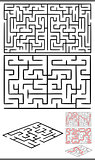 mazes or labyrinths diagrams set