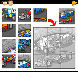 cars cartoon jigsaw puzzle game