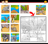 wild animals jigsaw puzzle game