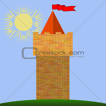 Old Red Brick Castle