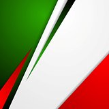 Corporate bright abstract background. Italian colors