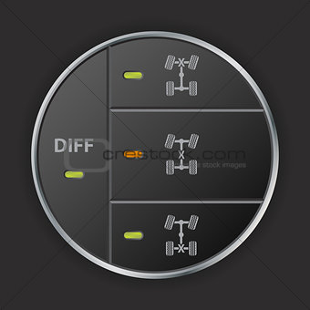 Simple but functional off road control panel