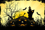 Grunge Halloween Party Background
