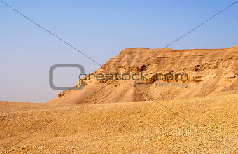 Negev desert landscape near the Dead Sea. Israel