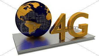 4G Internet and global business concepts