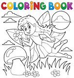 Coloring book with fairy 1