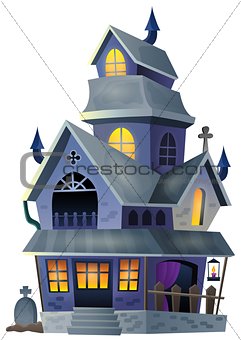 Image with haunted house thematics 1