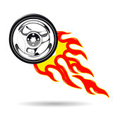 Wheel on Fire