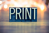 Print Concept Metal Letterpress Type