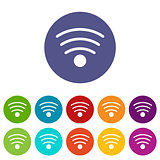 Wi-fi flat icon