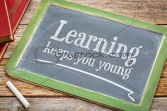 learning keeps you young on blackboard