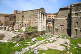 The Forum of Augustus in Rome, Italy