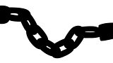 a chain silhouette