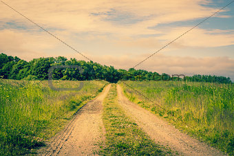 Road on a countryside