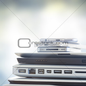 pile of devices