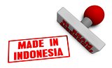 Made in Indonesia Stamp