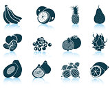 Set of fruit icons