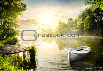Boat on the bank
