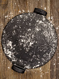rustic pizza baking stone utensil