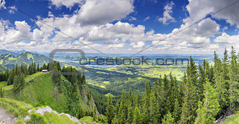 Panorama View Alpspitze Nesselwang