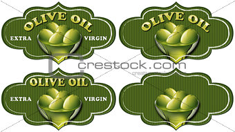 Collection of Olive Oil Labels