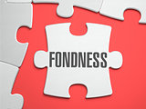 Fondness - Puzzle on the Place of Missing Pieces.