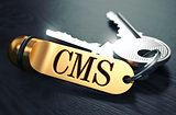 CMS written on Golden Keyring.
